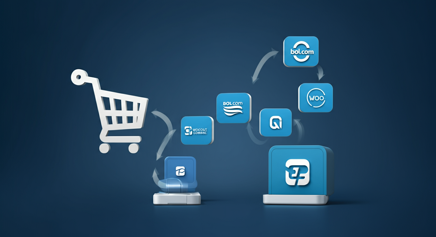 Bol.com checkout technology expanding to external online stores illustration