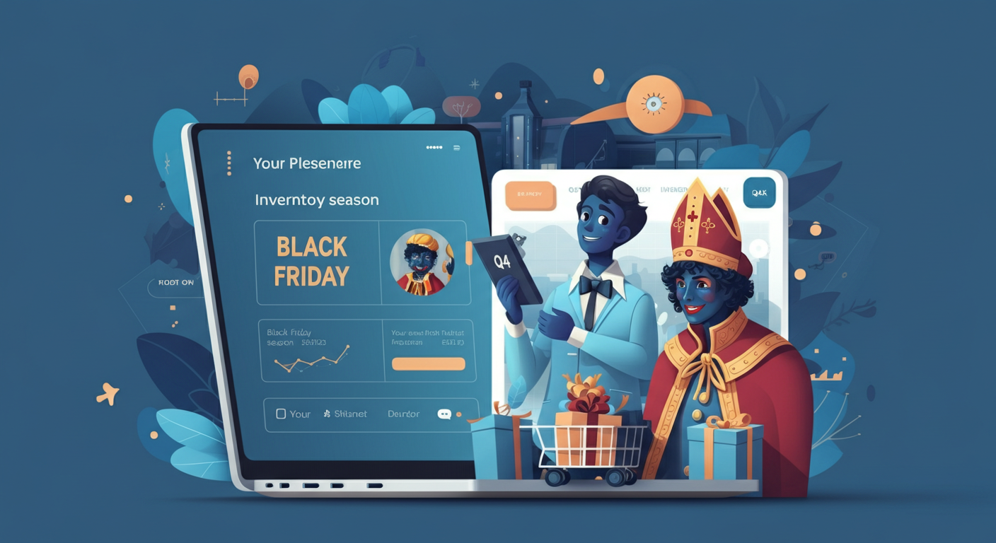 Bol.com verkoper die Q4 voorbereiding checklist doorloopt met piekseizoen statistieken