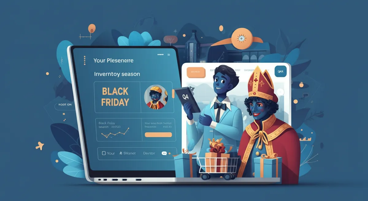 Bol.com seller reviewing Q4 preparation checklist with peak season data