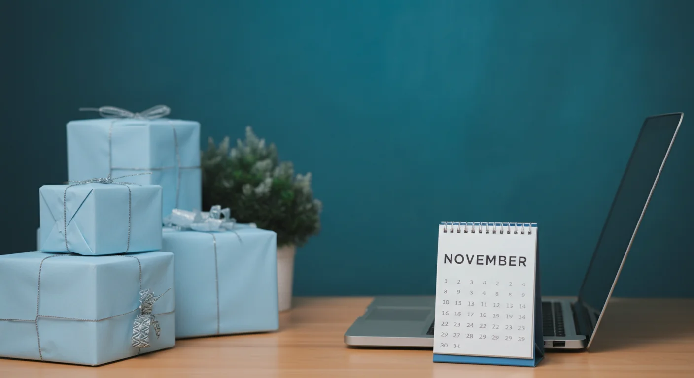Voorraad die klaarstaat voor de decemberdrukte